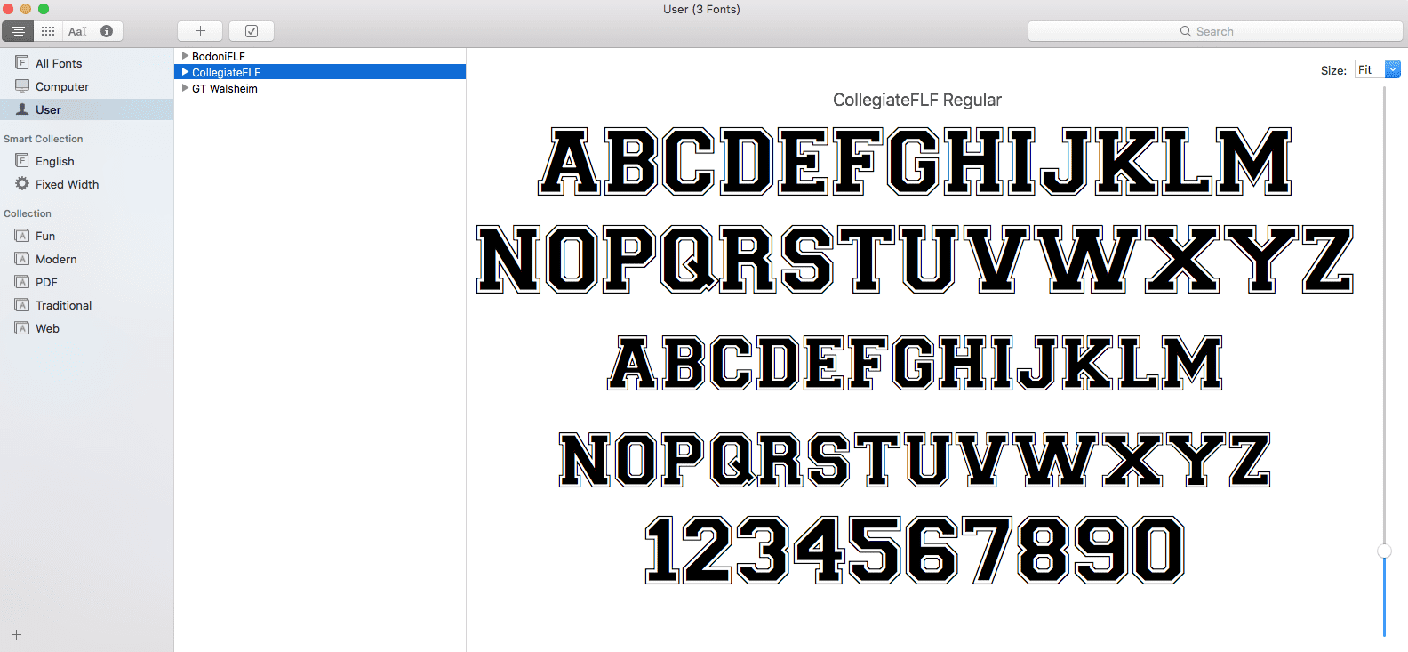 安装字体Mac