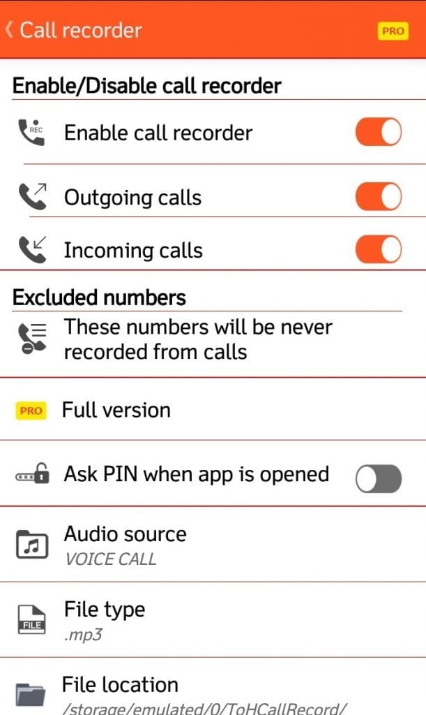 Android通话记录应用程序