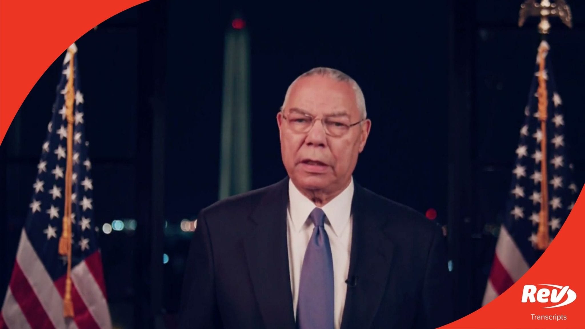 Colin Powell 2020 DNC Speech Transcript | Rev