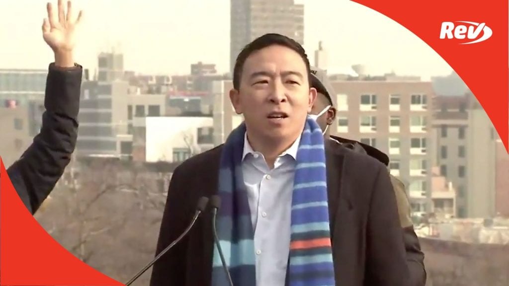 杨安泽1月14日宣布竞选纽约市长