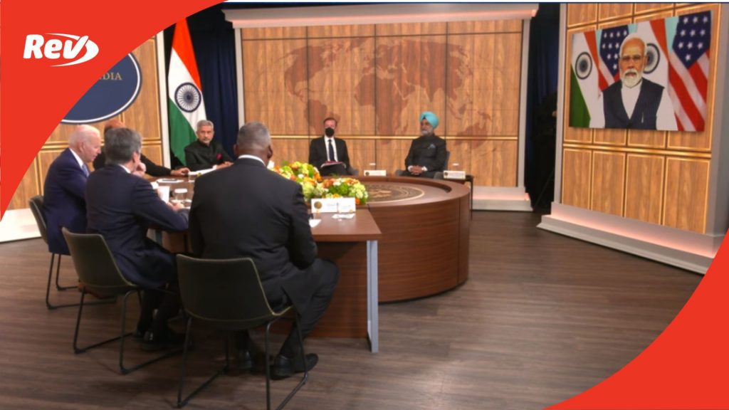 拜登总统会见印度总理莫迪