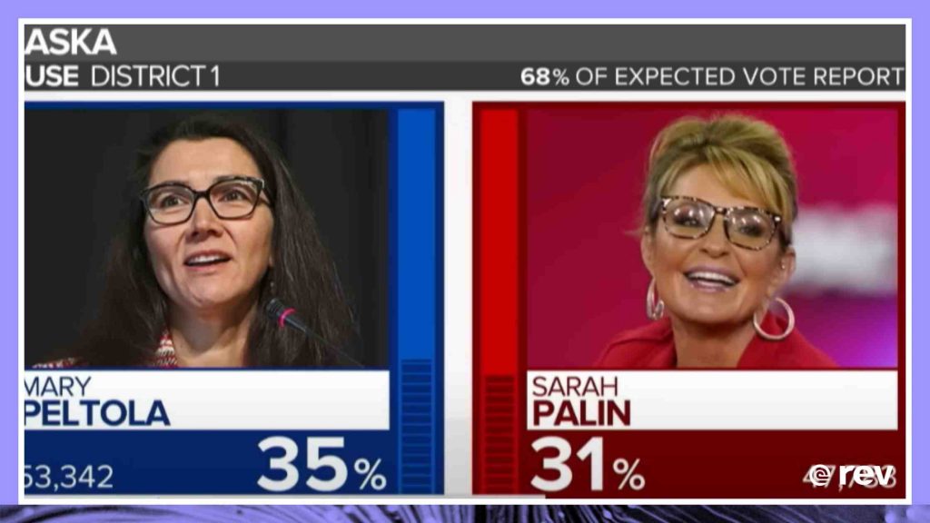 萨拉·佩林在阿拉斯加州国会竞选中获胜
