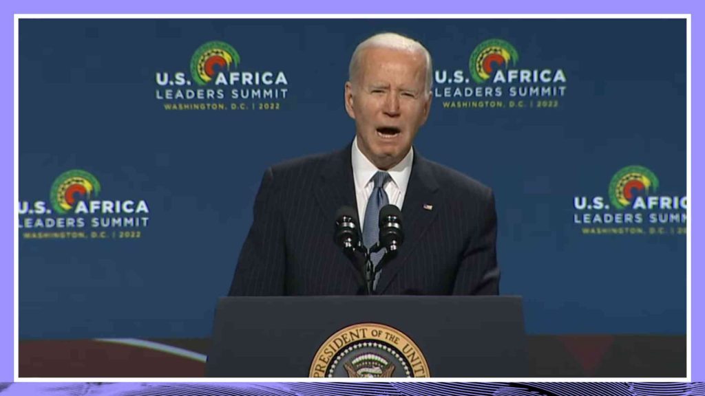 总统拜登在th发表讲话e U.S.-Africa Business Forum12/14/22 Transcript