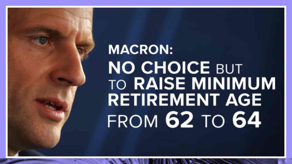 马克龙提高退休年龄计划引发法国愤怒