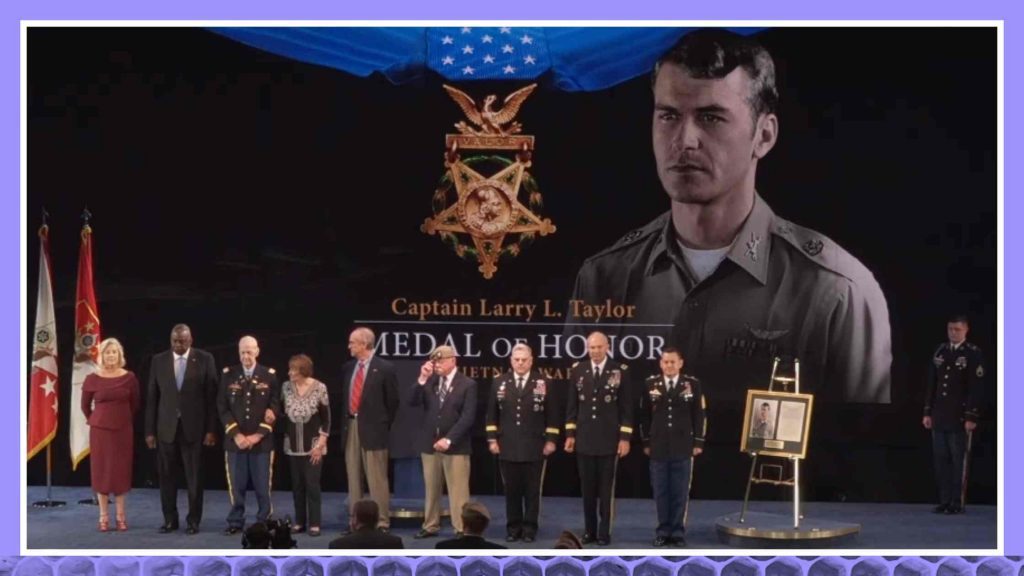 Medal Of Honor Recipient Captain Larry L. Taylor Is Inducted Into The Hall Of Heroes